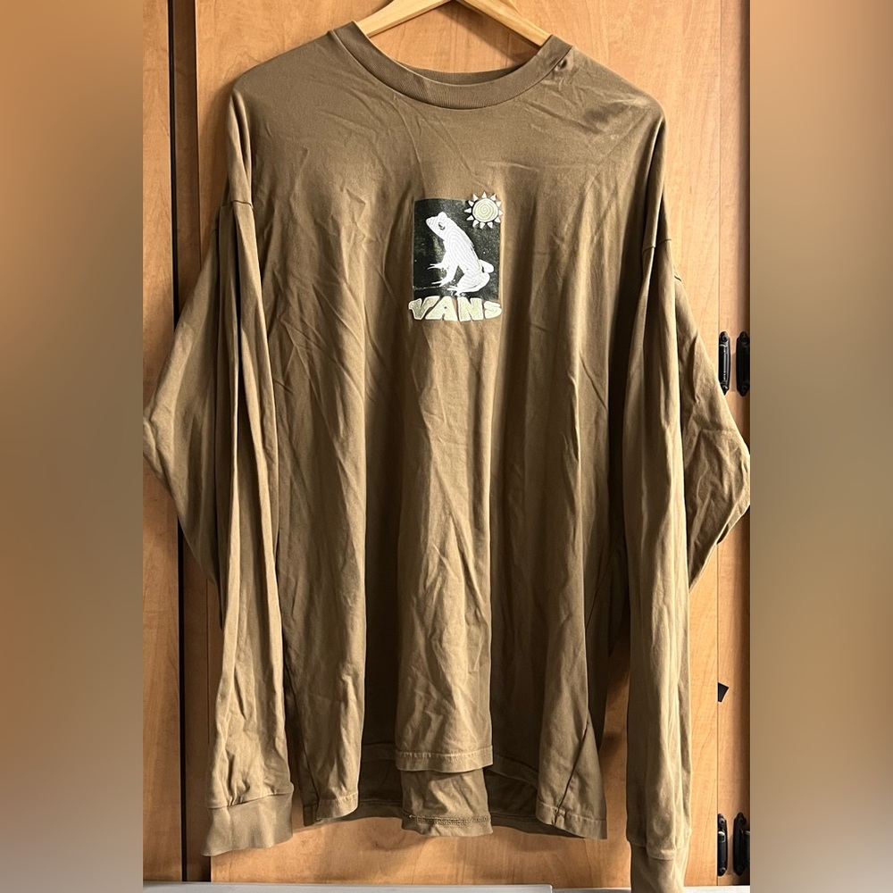 Vans Tan Graphic long Sleeve Tee